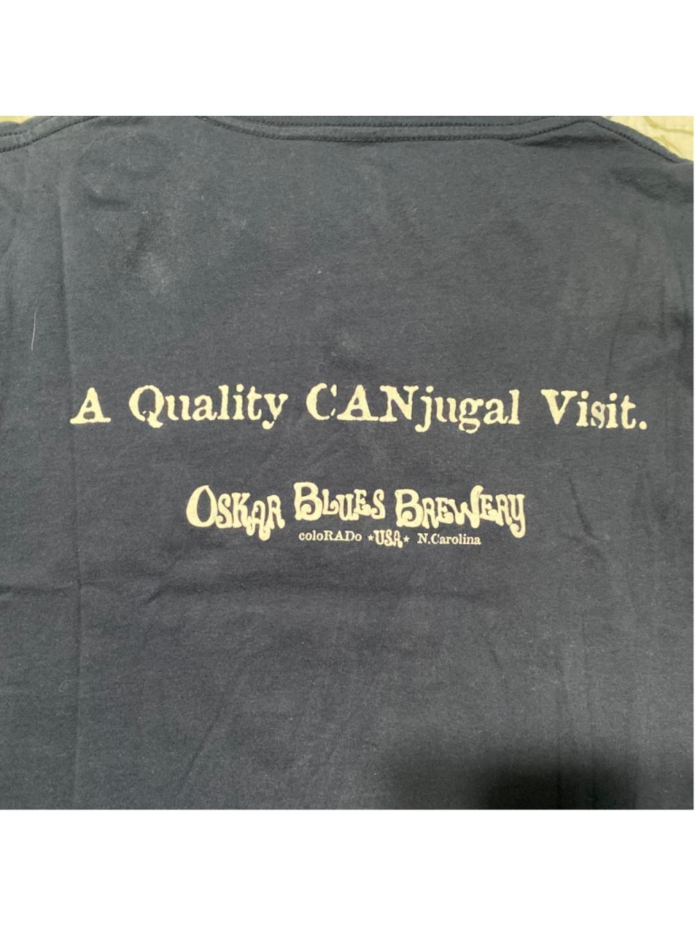 OSKAR blues brewery men’s small long sleeve T-shirt - Picture 9 of 9